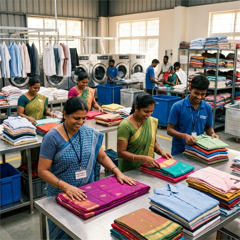 Our Story - Nammude Laundry Team & Facility